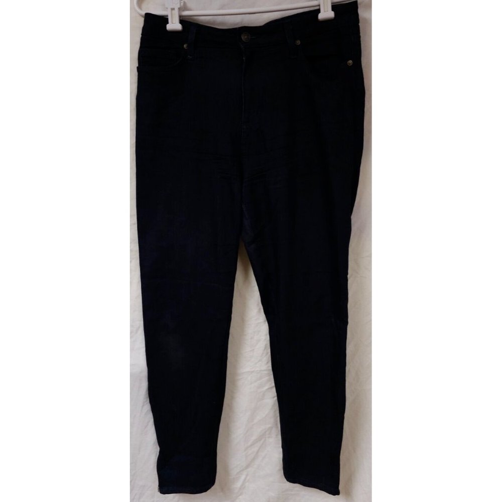Just Black J Brand Womens Dark Blue High Rise Skinny Stretch Zip Ankle 31X28 USA